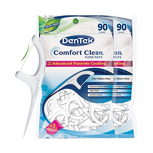 DenTek 德泰克 舒适清洁牙线棒 90支