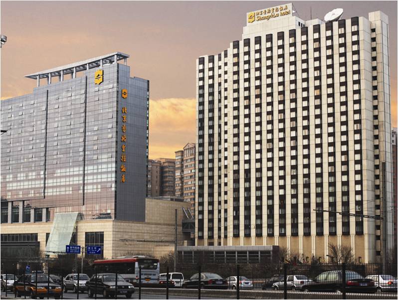 北京香格里拉饭店是北京西部地区的标志性建筑.