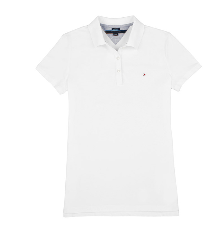 Tommy Hilfiger 汤米·希尔费格 女士纯色休闲短袖Polo衫