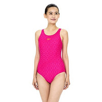 限尺码：SPEEDO 速比涛 Monogram Allover 610218 女款连体泳衣