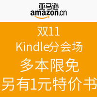 促销活动：亚马逊中国 双11Kindle分会场