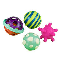 历史新低：B.toys 功能球套装 触感球 4个装