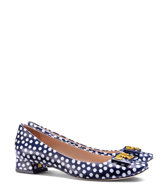 TORY BURCH 汤丽柏琦 GIGI PRINTED 女士中跟鞋