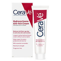 中亚Prime会员：CeraVe Hydrocortisone Anti-Itch 止痒抗敏乳霜 28g *5件