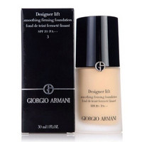 有券的上：GIORGIO ARMANI Designer Lift 大师造型紧颜粉底液 SPF20 PA+++ 30ml 3#