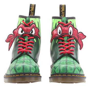马汀博士Dr.Martens“忍者神龟”主题系列Raph款中性马丁靴