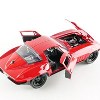 Jada Toys 速度与激情 8 Chevy Corvette 雪佛兰 考维特 1:24 汽车模型车