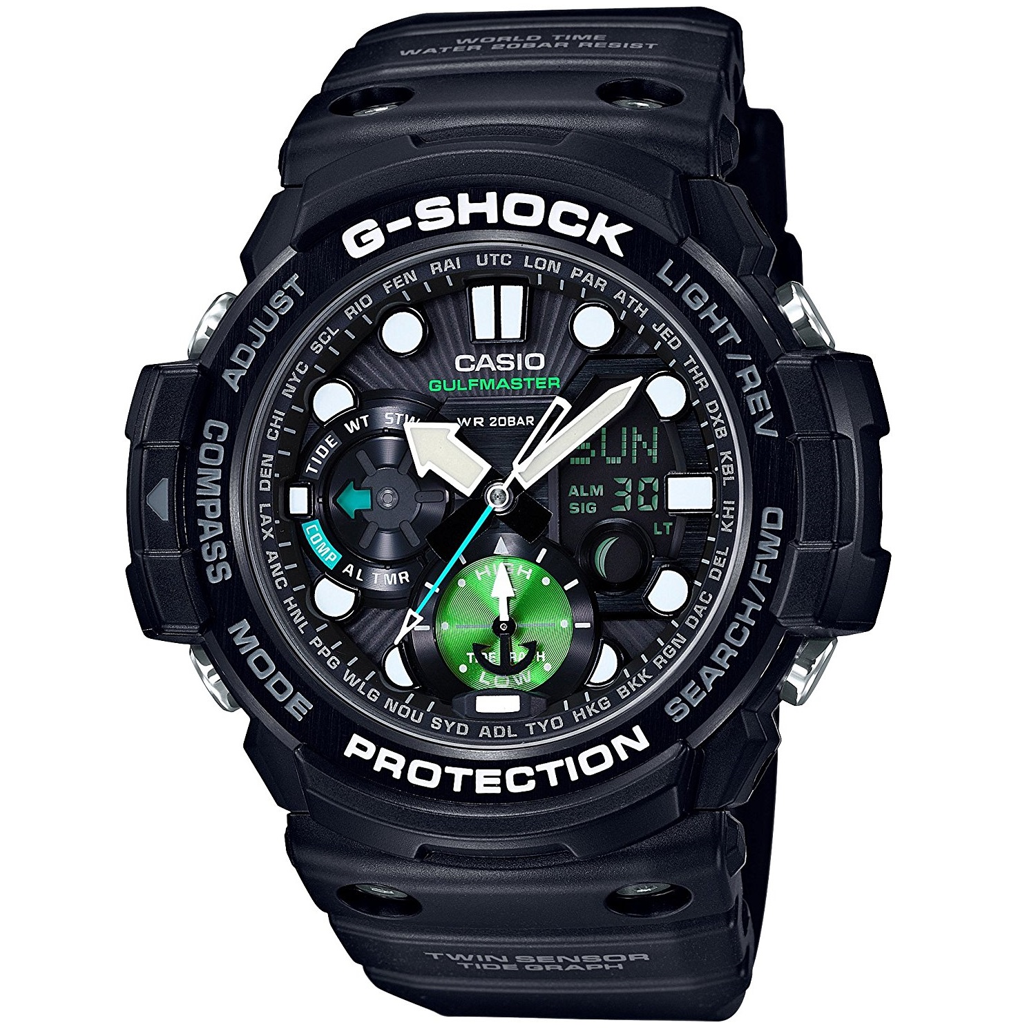 casio 卡西欧 g-shock gn-1000mb-1ajf 户外多功能腕表