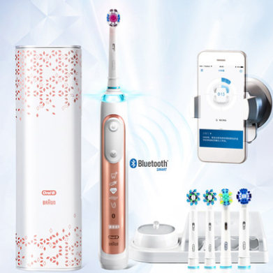 BRAUN 博朗 Oral-B 欧乐-B Genius 9000 旗舰款 电动牙刷 玫瑰金