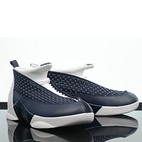 2017劳工节、运动季：AIR JORDAN 15 RETRO “Obsidian”黑曜石 男款篮球鞋