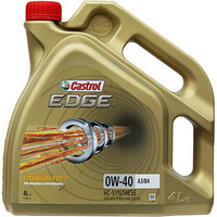 Castrol 嘉实多 EDGE 极护 SN 0W-40 A3/B4 钛流体全合成机油 4L +凑单品