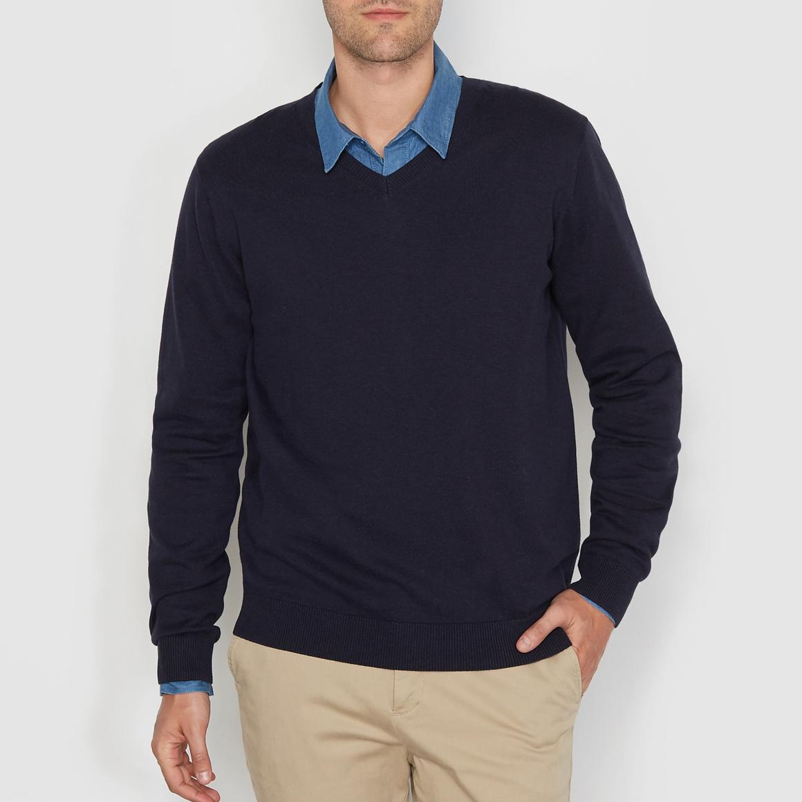 LA REDOUTE Collections 男士V领针织衫