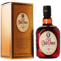 老伯威（Old Parr)洋酒 欧伯12年特醇调配型苏格兰威士忌750ml *2件