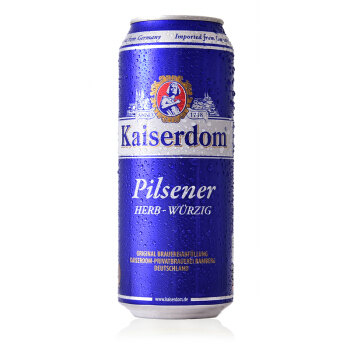Kaiserdom 凯撒 比尔森啤酒500ml*24听 整箱装 德国原装进口