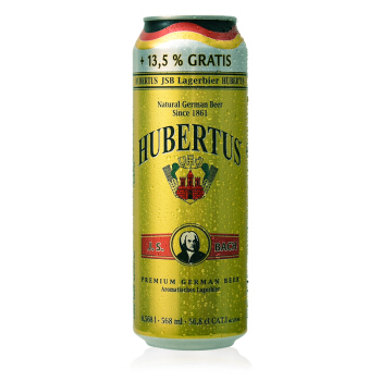 HUBERTUS 狩猎神 拉格啤酒 568ml*24听