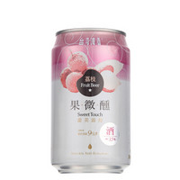 TAIWAN BEER 台湾啤酒 果微醺 荔枝味啤酒 330ml*6听