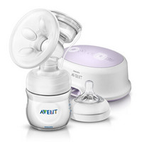 考拉海購黑卡會員：AVENT 新安怡 單邊電動吸乳器 SCF332/31 舒適型+蘭思諾 儲奶袋  100片