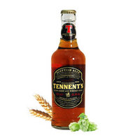 替牌（Tennent） 威士忌橡木啤酒 组合装 330ml*6瓶 精酿啤酒 英国进口 *4件