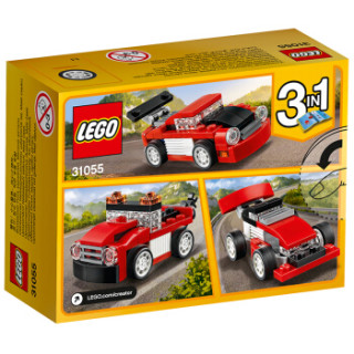 商品lego 乐高 创意百变系列 红色小跑车 31055