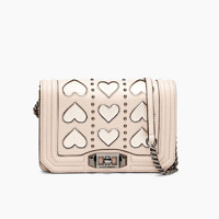 Rebecca Minkoff 瑞贝卡·明可弗  HEART SMALL LOVE 女士真皮斜挎包