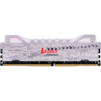 阿斯加特(Asgard) 雷赤灯条 DDR4 8G 2400频 台式机内存(白灯呼吸)