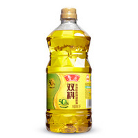 鲁花 双料高油酸花生橄榄调和油 1.6L