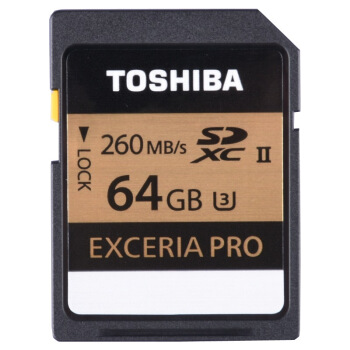 TOSHIBA 东芝 EXCERIA Pro SDHC存储卡 U3/Class10