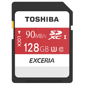 TOSHIBA 东芝 EXCERIA Class10 UHS-I U3极至瞬速存储卡 