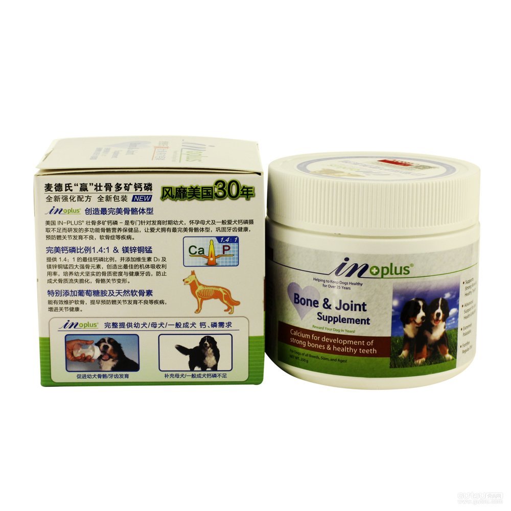 IN Pet Supplements 麦德氏 日常照护营养系列 壮骨多矿钙磷 250g