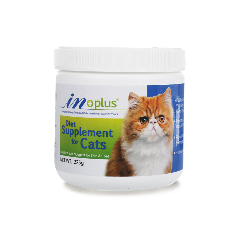 麦德氏 IN-PLUS猫用护毛浓缩卵磷脂225g 猫咪卵磷脂美毛护肤保健营养品