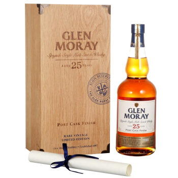 GLEN MORAY 格兰莫雷 洋酒 窖藏 25年 斯佩塞 单一麦芽 威士忌 700ml