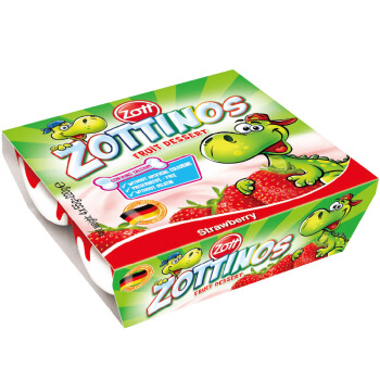 Zott 卓德 儿童系列 热处理风味发酵乳 草莓酸奶 55g*4杯