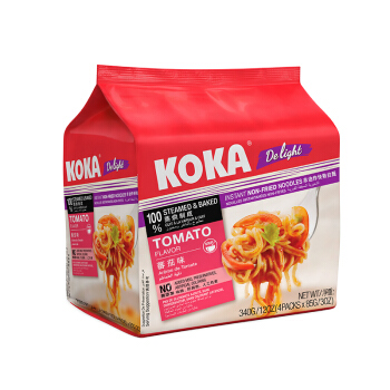 KOKA 可口 番茄味 非油炸快熟拉面 85g*4包