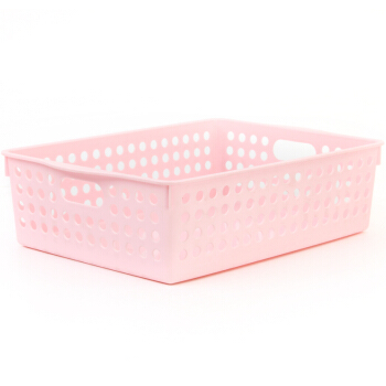 CHAHUA 茶花 2896 圆点收纳筐 L码 4个