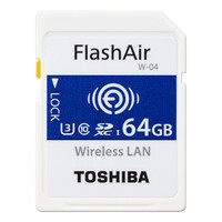 TOSHIBA 東芝 FlashAir 第四代無線局域網嵌入式 SDHC存儲卡 U3   64G
