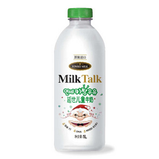 YONSEI 延世 Milk Talk 延世牧场 儿童全脂牛奶 1L