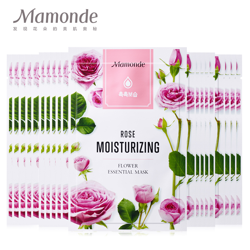Mamonde 梦妆 蔷薇保湿润泽面贴膜 10片
