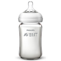 AVENT 新安怡 宽口径自然顺畅玻璃奶瓶 240ml *2件