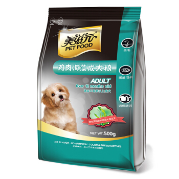 美滋元 鸡肉海藻 成犬粮 500g