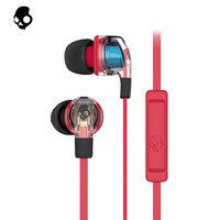 历史最低，150元/件。Skullcandy 骷髅头 SMOKIN BUD 2 S2PGGY-391 便携手机耳机  红黑色 透明蓝 *2件