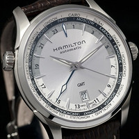 值友专享：HAMILTON 汉米尔顿 Jazzmaster系列 GMT H32605551 男款机械腕表
