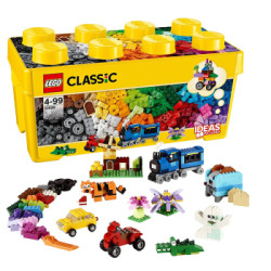 乐高classic10696图解,乐高10696图纸 lego 乐高 classic 经典创意系列 10696 积木盒 中号