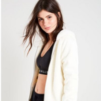 Jack Wills ASHBURN REVERSE SHERPA ZIP UP HOODIE 女款拉链帽衫