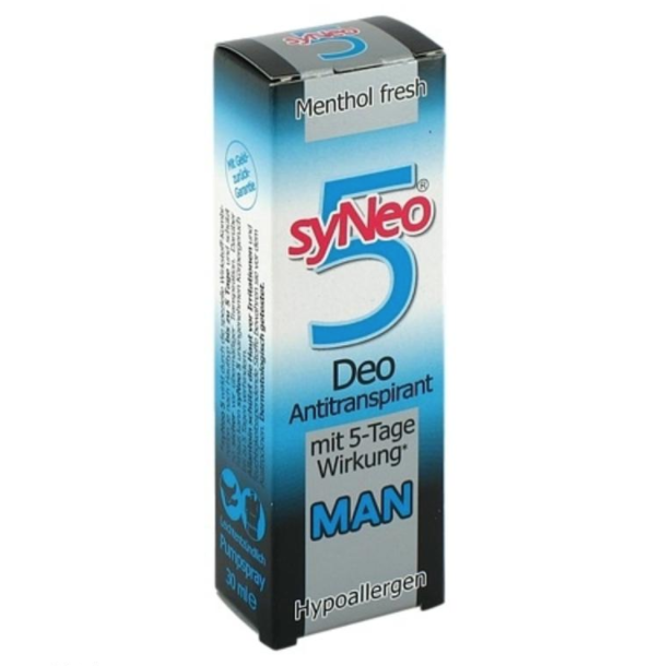 syNeo®5 Deo 男士薄荷清爽净味止汗喷雾 30ml