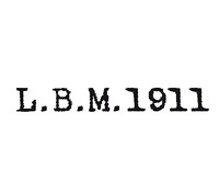 L.B.M. 1911