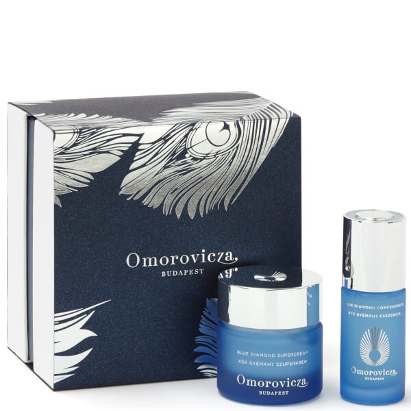 Omorovicza 蓝钻系列护肤套装（精华50ml+面霜30ml）  