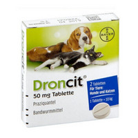 BAYER 拜耳 Droncit 重生特 宠物体内驱虫药 犬猫通用