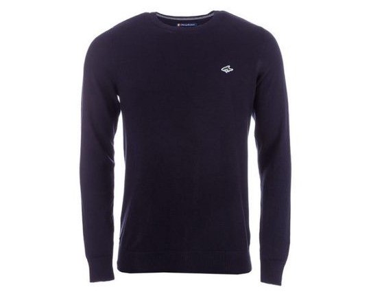 Le Shark 男士纯棉圆领长袖针织衫