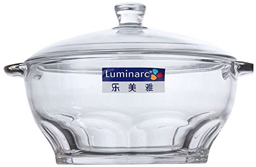 LUMINARC 乐美雅 H1583 花岗岩全钢化双耳玻璃碗 1.5L