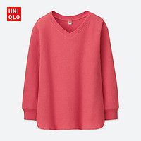 历史新低：UNIQLO 优衣库 406564 女士华夫格V领T恤